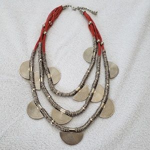 Tribal boho necklace